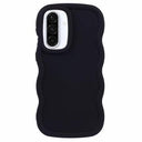 Samsung Galaxy A36/A56 Candy Color Wavy TPU Cover - Sort