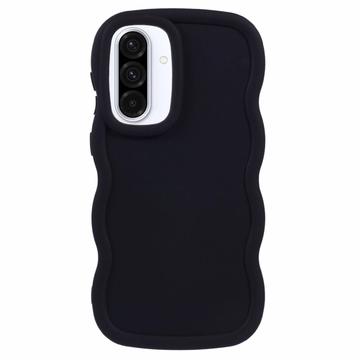 Samsung Galaxy A36/A56 Candy Color Wavy TPU Cover - Sort