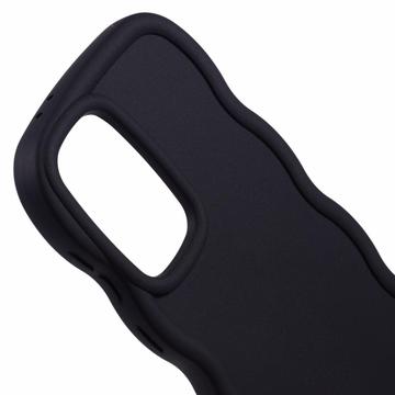 Samsung Galaxy A36/A56 Candy Color Wavy TPU Cover - Sort
