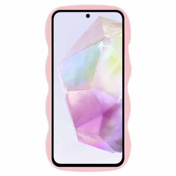 Samsung Galaxy A36/A56 Candy Color Wavy TPU Cover - Pink