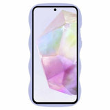 Samsung Galaxy A36 Candy Color Wavy TPU Cover - Lilla