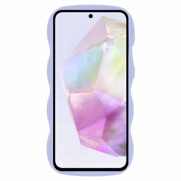 Samsung Galaxy A36 Candy Color Wavy TPU Cover - Lilla