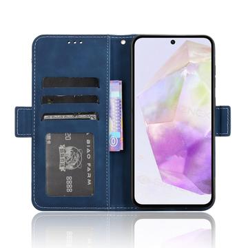 Samsung Galaxy A36 Kortholder Pung Etui - Blå