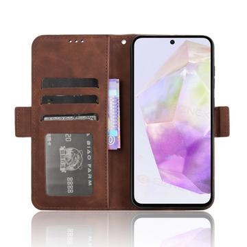 Samsung Galaxy A36 Kortholder Pung Etui - Brun
