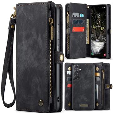 Samsung Galaxy A36 Caseme 008 2-i-1 Multifunktionel Pung - Sort