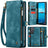 Samsung Galaxy A36 Caseme 008 2-i-1 Multifunktionel Pung - Blå