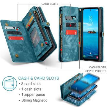 Samsung Galaxy A36 Caseme 008 2-i-1 Multifunktionel Pung - Blå