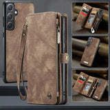 Samsung Galaxy A36 Caseme 008 2-i-1 Multifunktionel Pung - Brun