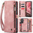 Samsung Galaxy A36 Caseme 008 2-i-1 Multifunktionel Pung - Pink