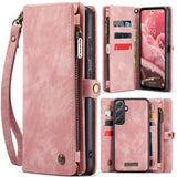 Samsung Galaxy A36 Caseme 008 2-i-1 Multifunktionel Pung - Pink