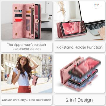 Samsung Galaxy A36 Caseme 008 2-i-1 Multifunktionel Pung - Pink