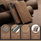 Samsung Galaxy A36 Caseme 013 Series Pung - Brun