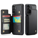 Samsung Galaxy A36 Caseme C22-etui RFID-kortpung - Sort