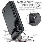 Samsung Galaxy A36 Caseme C22-etui RFID-kortpung - Sort