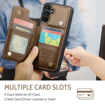 Samsung Galaxy A36 Caseme C22-etui RFID-kortpung - brun