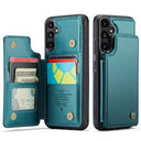 Samsung Galaxy A36 Caseme C22-etui RFID-kortpung - grøn