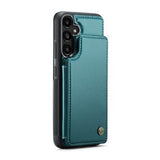 Samsung Galaxy A36 Caseme C22-etui RFID-kortpung - grøn