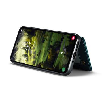 Samsung Galaxy A36 Caseme C22-etui RFID-kortpung - grøn