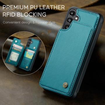 Samsung Galaxy A36 Caseme C22-etui RFID-kortpung - grøn