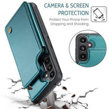 Samsung Galaxy A36 Caseme C22-etui RFID-kortpung - grøn