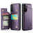 Samsung Galaxy A36 Caseme C22-etui RFID-kortpung - lilla