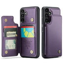 Samsung Galaxy A36 Caseme C22-etui RFID-kortpung - lilla