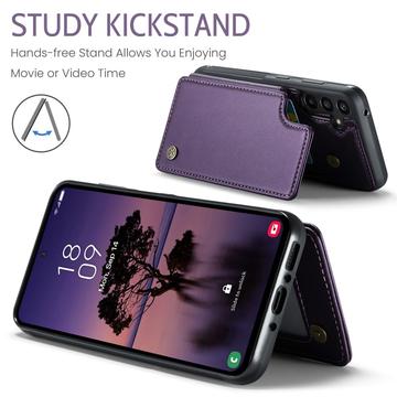 Samsung Galaxy A36 Caseme C22-etui RFID-kortpung - lilla