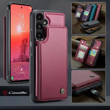 Samsung Galaxy A36 Caseme C22-etui RFID-kortpung - rød