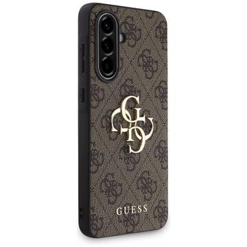 Samsung Galaxy A36 Guess 4G Big Metal Logo Hybrid Cover - Brun