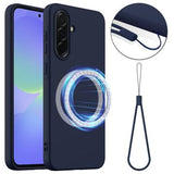 Samsung Galaxy A36/A56 Liquid Silikone Cover - MagSafe Kompatibel - Mørkeblå