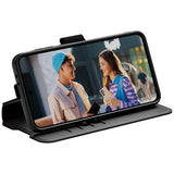 Samsung Galaxy A36 PanzerGlass Care Feature Pung etui med stativ - Sort