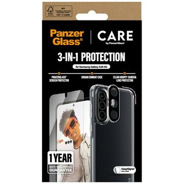 Samsung Galaxy A36 PanzerGlass Care Flagship 3-i-1-pakke - Klar