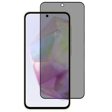 Samsung Galaxy A36/A56 Privacy Full Cover Skærmbeskyttelse Hærdet Glas - Sort Kant
