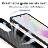 Samsung Galaxy A36 Roterende Ring Hybrid Cover med Kameraskjold - Rødguld