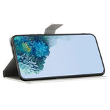 Samsung Galaxy A36 Style Series Pung Taske - Blå Sommerfugl