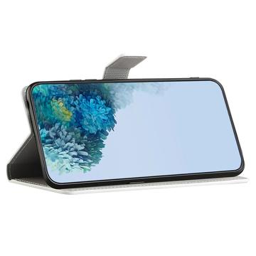 Samsung Galaxy A36 Style Series Pung Taske - Pink Blomster
