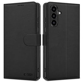 Samsung Galaxy A36 Tech-Protect Pungetui med Magnet og Stativ - Sort