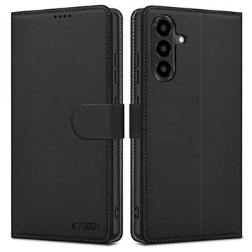 Samsung Galaxy A36 Tech-Protect Pungetui med Magnet og Stativ - Sort