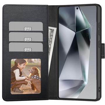 Samsung Galaxy A36 Tech-Protect Pungetui med Magnet og Stativ - Sort