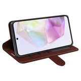 Samsung Galaxy A36 Pung med Magnetisk Lukning - brun