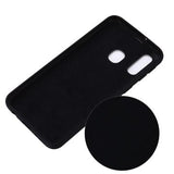 Samsung Galaxy A40 Liquid Silicone Cover - Sort