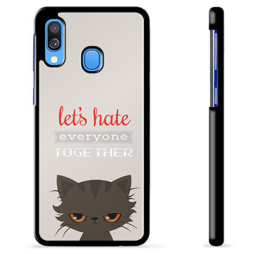 Samsung Galaxy A40 Beskyttende Cover - Vred Kat