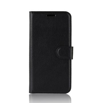 Samsung Galaxy A40 Pung Taske med Magnetisk Lukning - Sort
