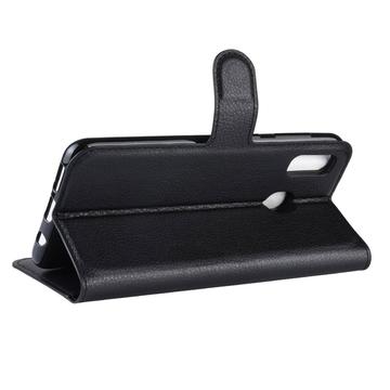 Samsung Galaxy A40 Pung Taske med Magnetisk Lukning - Sort
