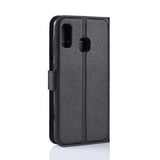 Samsung Galaxy A40 Pung Taske med Magnetisk Lukning - Sort