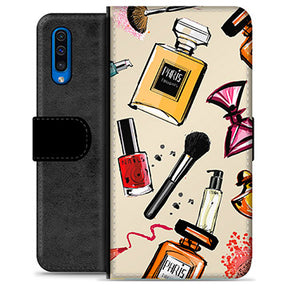 Samsung Galaxy A50 Premium Flip Cover med Pung - Makeup