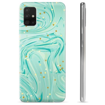 Samsung Galaxy A51 TPU Cover - Grøn Mynte
