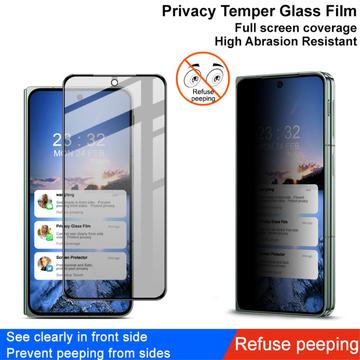 Oppo Find N3/OnePlus Open Imak Privacy Full Cover Skærmbeskyttelse Hærdet Glas - 9H