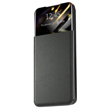 Samsung Galaxy A52 5G, Galaxy A52s Front Smart View Flip Cover - Sort