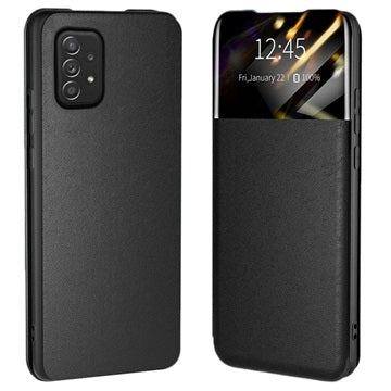Samsung Galaxy A52 5G, Galaxy A52s Front Smart View Flip Cover - Sort
